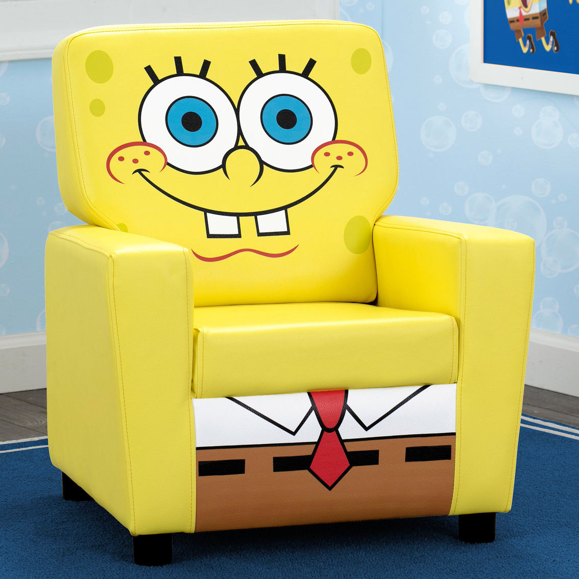 Delta Children SpongeBob SquarePants High Back Upholstered Chair - Image 4 of 5