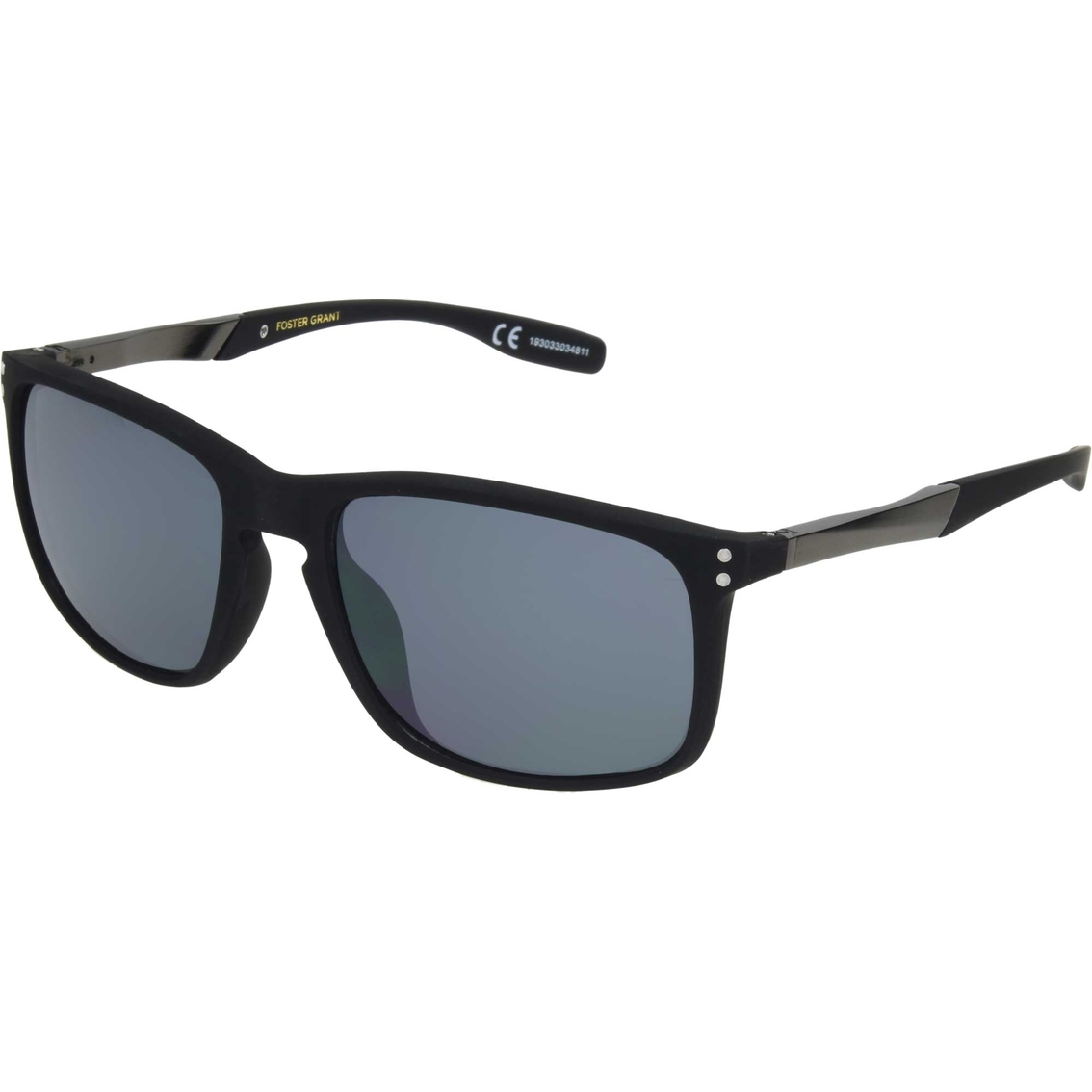 Foster Grant Polar Black Wrap Sunglasses 10250232.cgr | Unisex ...