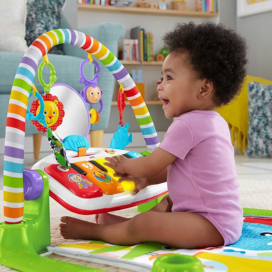 Fisher-price Deluxe Kick And Play Piano And Gym, Gyms & Play Mats, Baby &  Toys