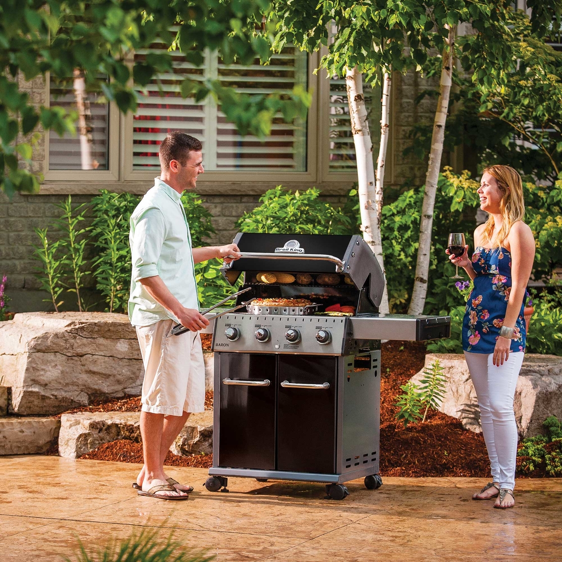Støv Fedt tone Broil King Baron 420 Lp Gas Grill | Grills & Smokers | Patio, Garden &  Garage | Shop The Exchange