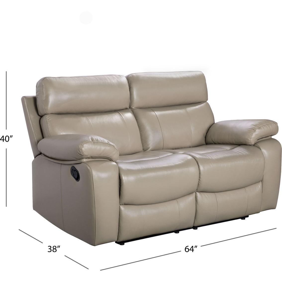 Abbyson Crafton Reclining Loveseat | Sofas & Couches | Furniture ...