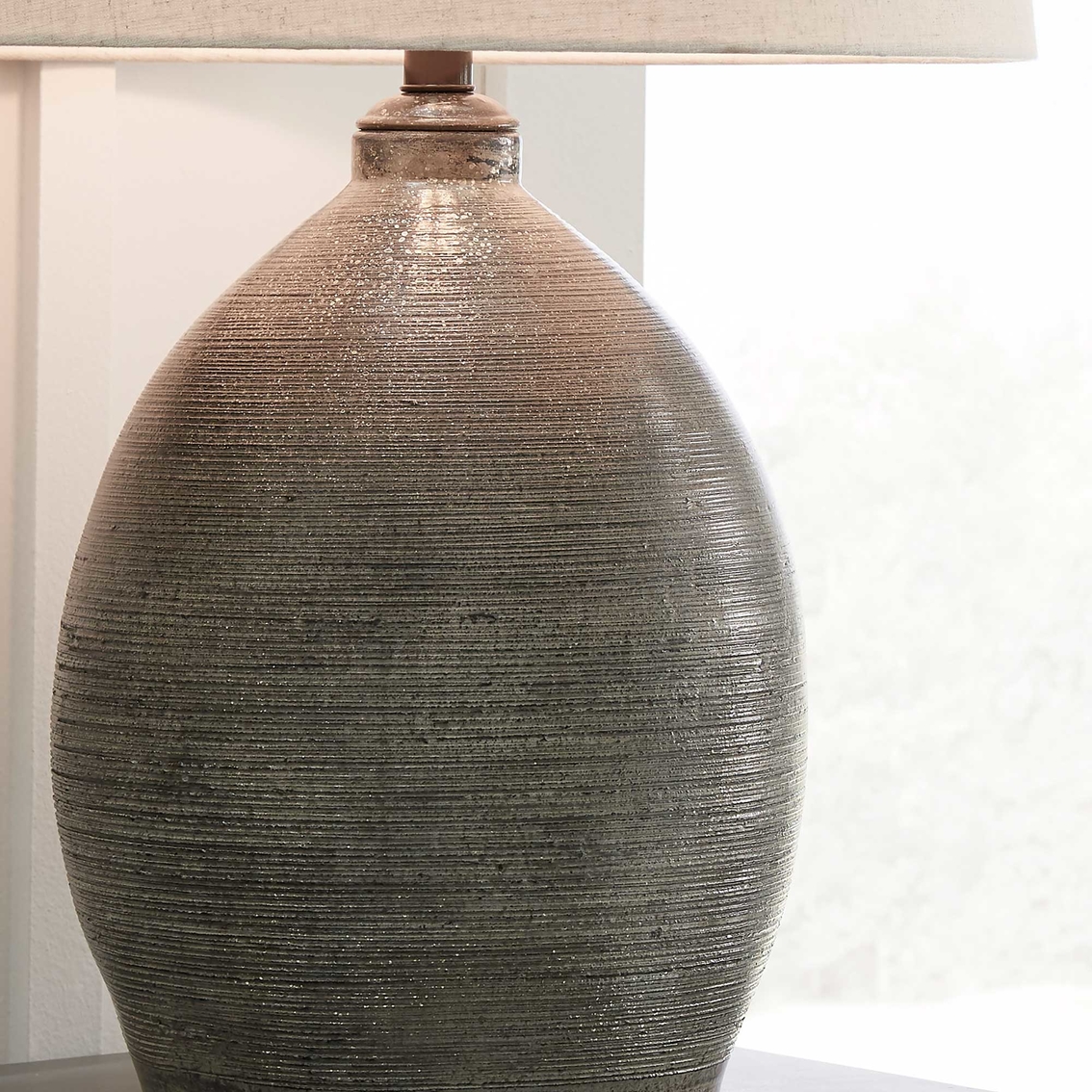 Signature Design by Ashley Joyelle Terracotta 27.5 in. Table Lamp - Image 3 of 3