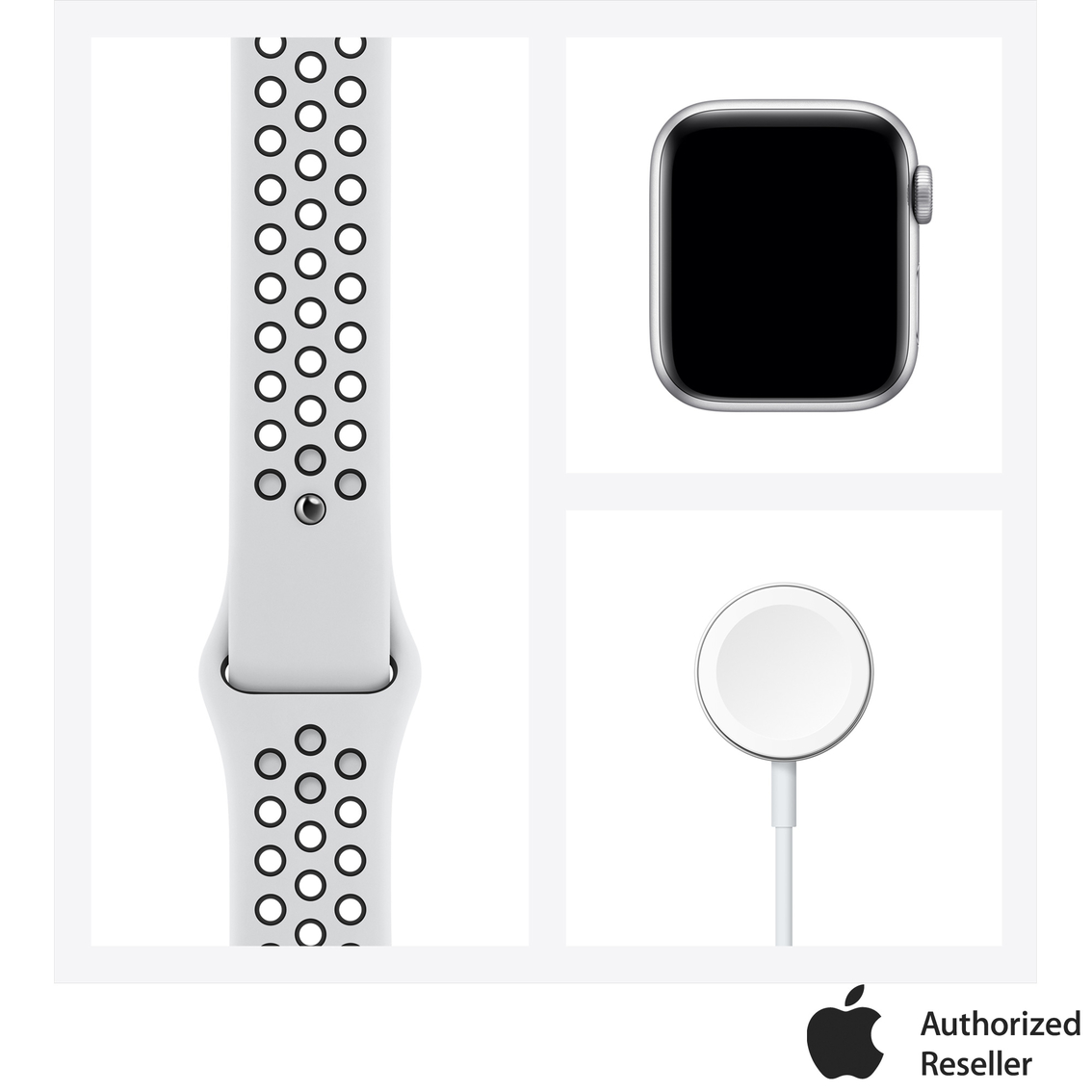 Apple Watch Nike Se Gps 40mm Silver Aluminum Case Black Nike Sport