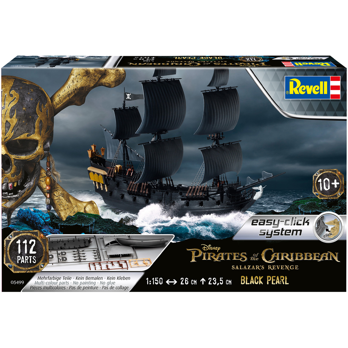 Captain Jack Sparrow/'s Ship Model Kit Pirates of the Carribean The Black Pearl