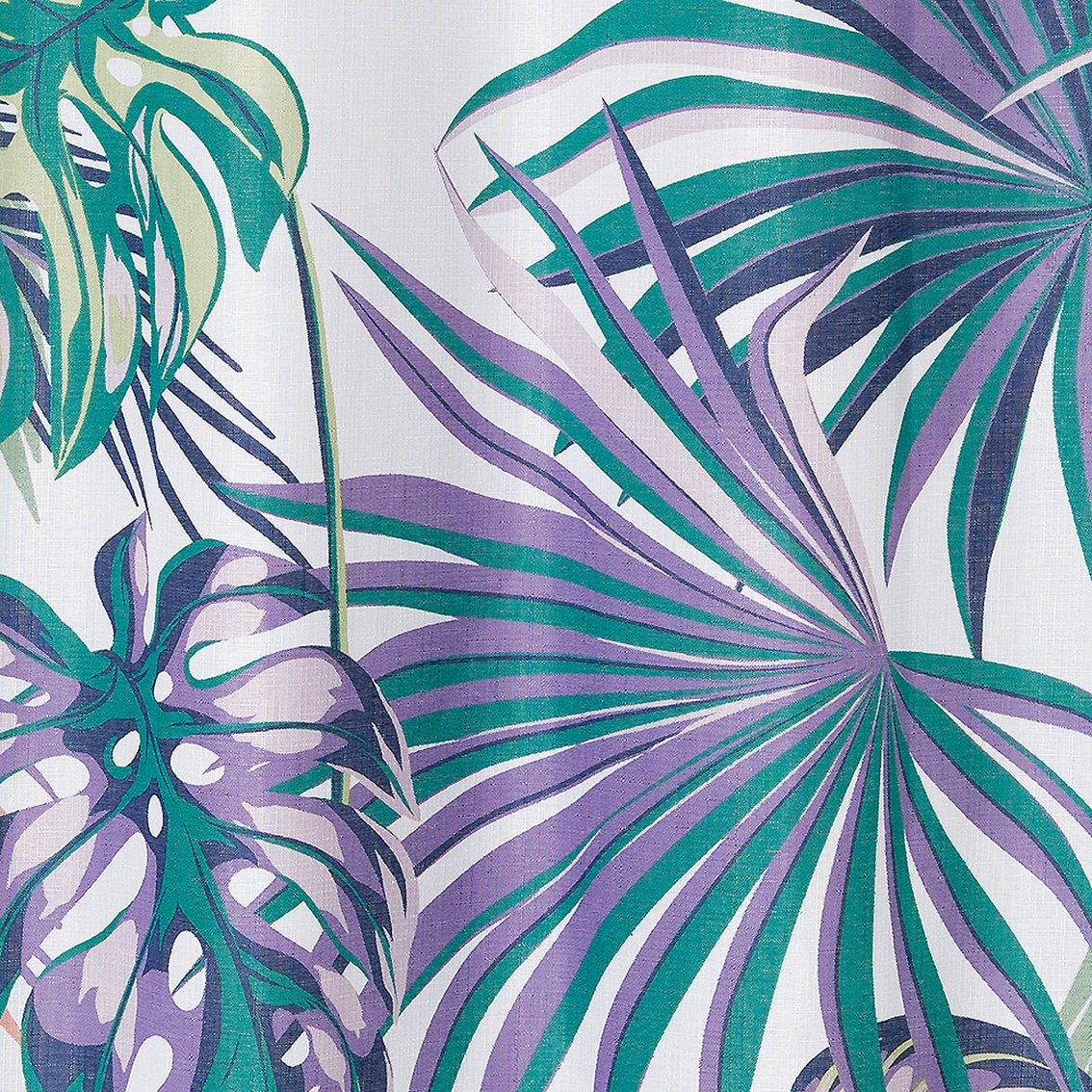 Allure Oversize Palm Shower Curtain - Image 3 of 3