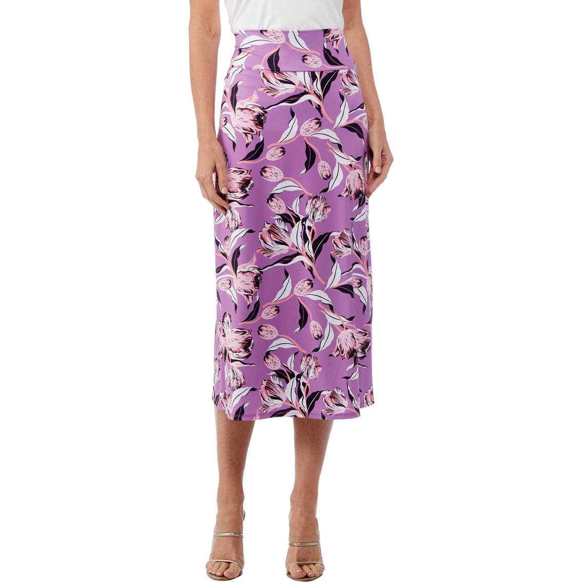 Passports Printed Maxi Skirt | Skirts | Clothing & Accessories | Shop ...