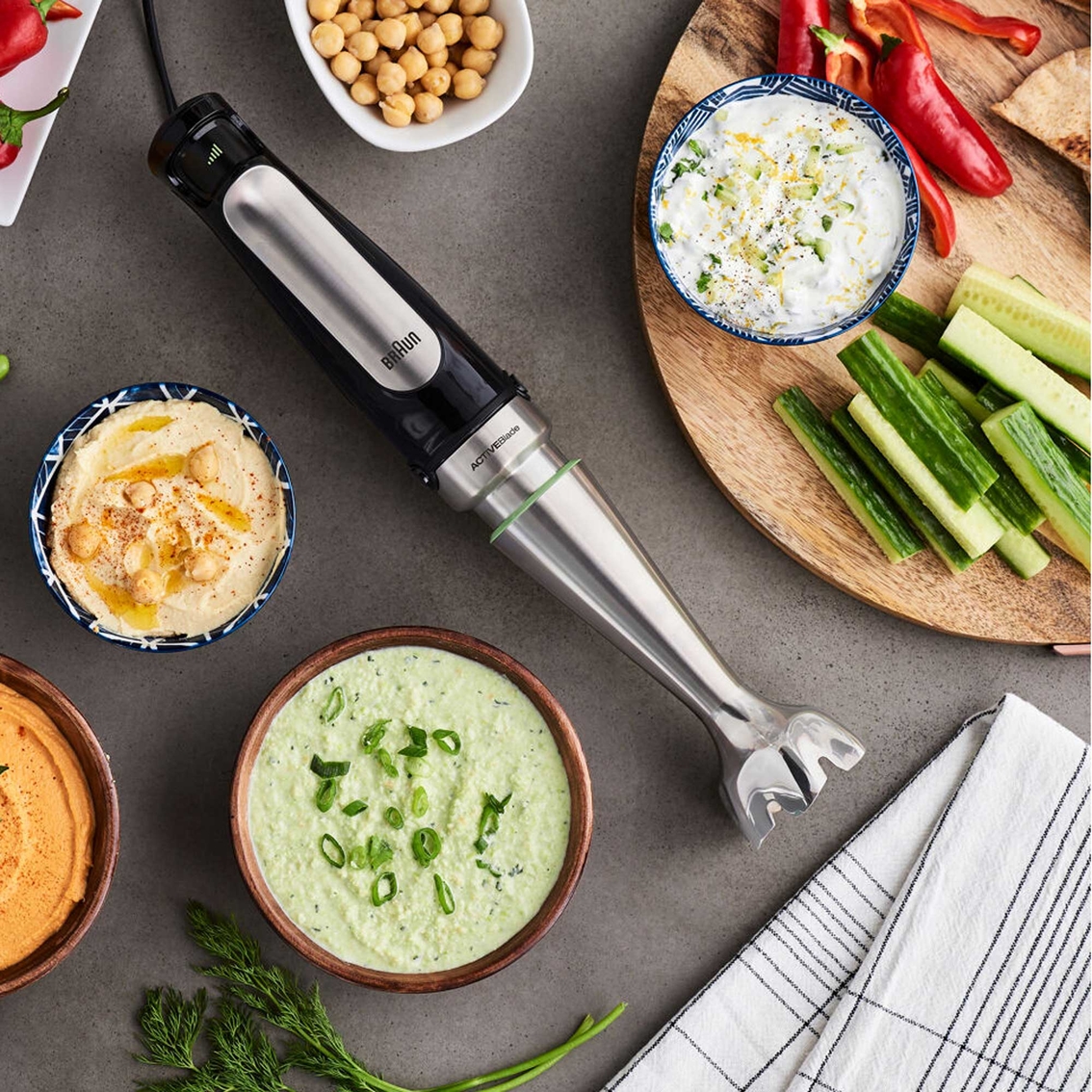 Braun MultiQuick 7 Smart-Speed Hand Blender with 6 Cup Food Processor - Image 6 of 9