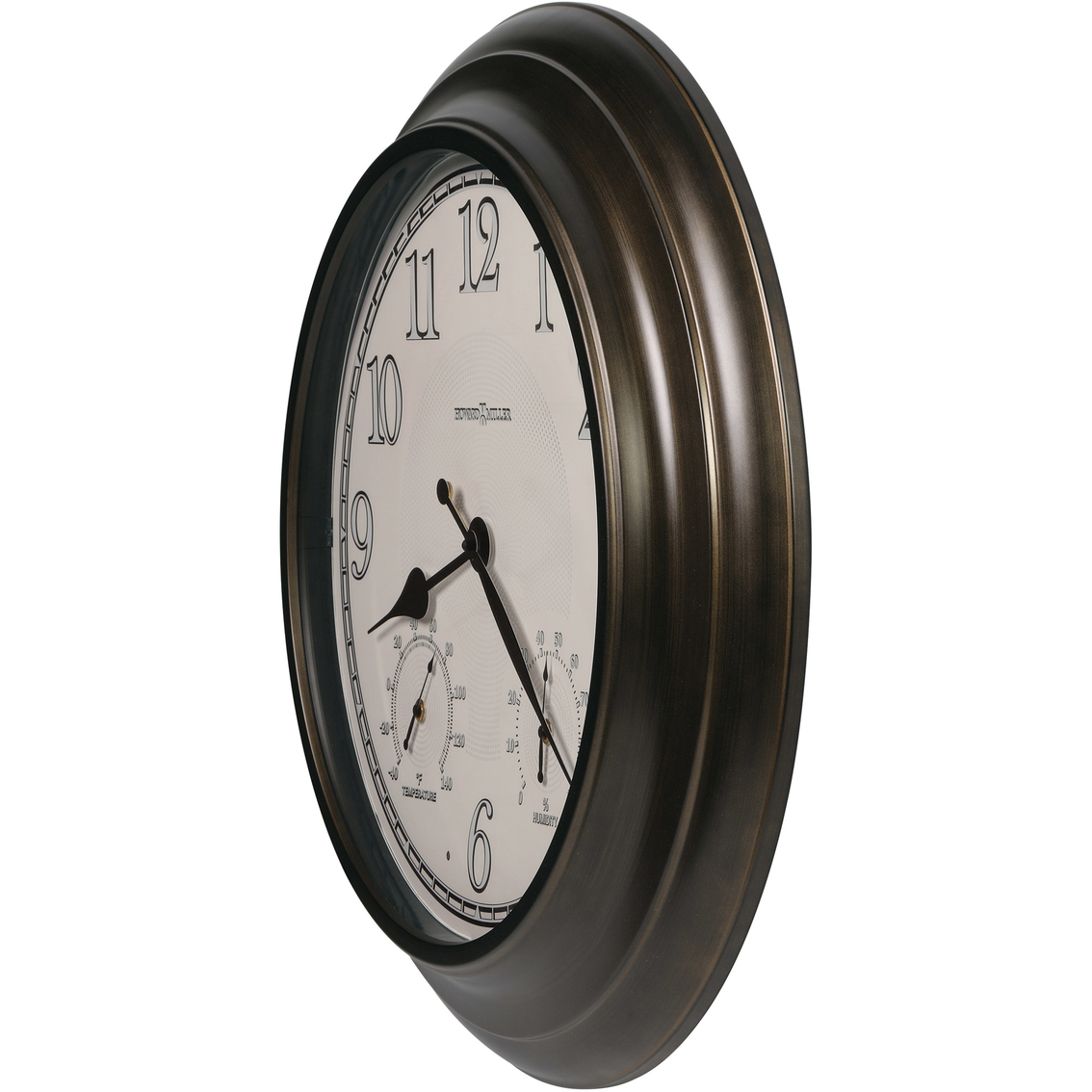 Howard Miller Briar Round Outdoor Metal Wall Clock - Image 2 of 3