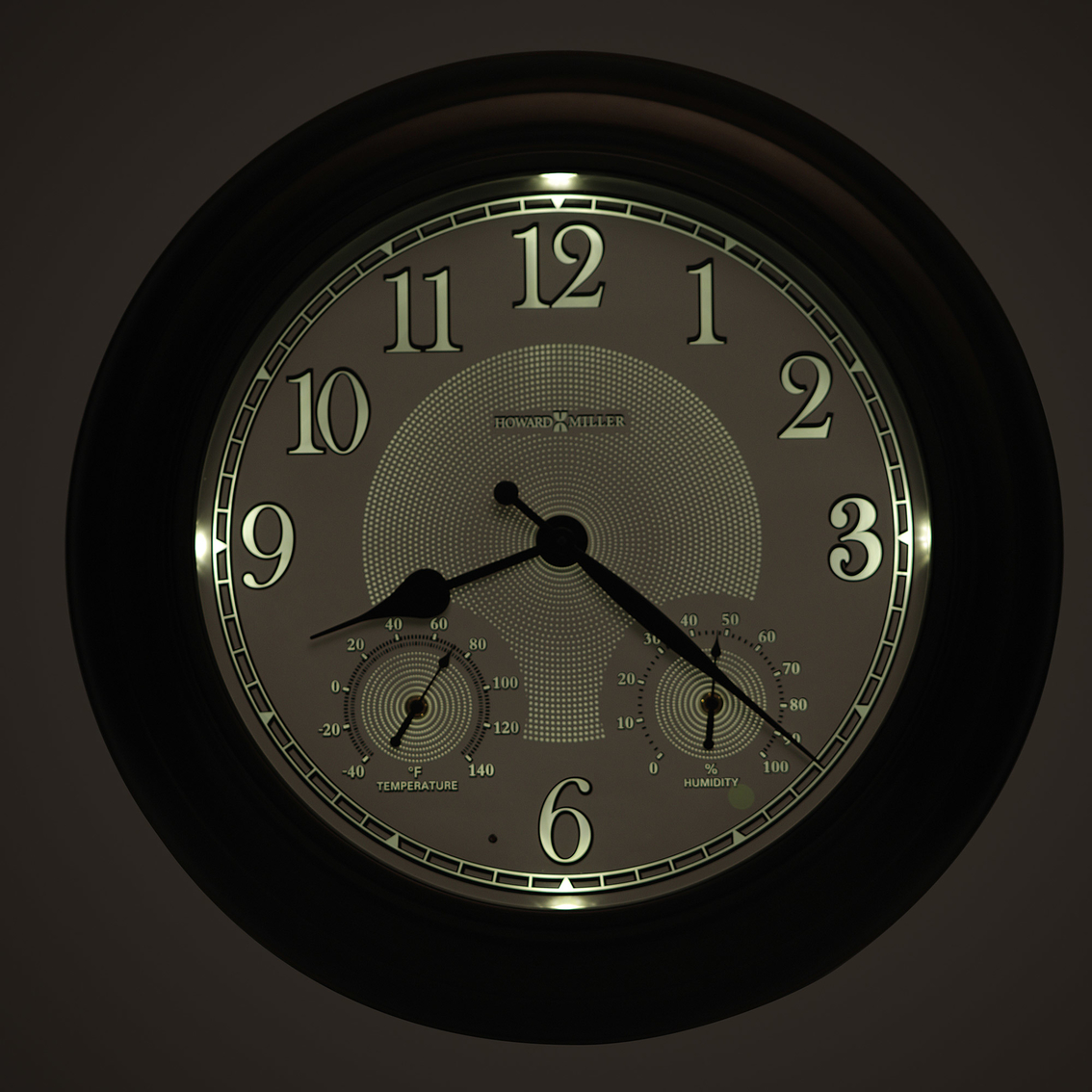Howard Miller Briar Round Outdoor Metal Wall Clock - Image 3 of 3