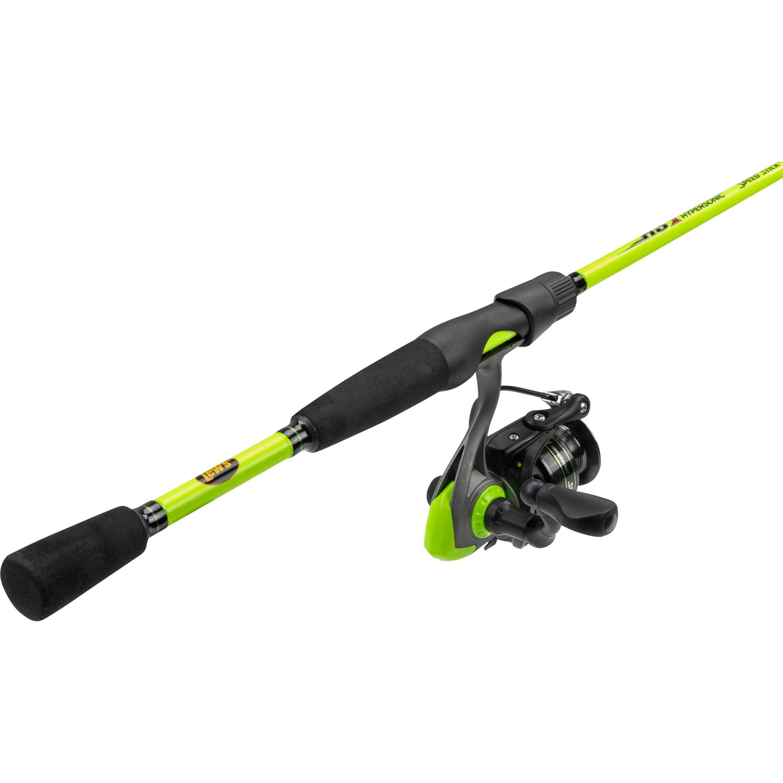 Lew's Hypersonic 20 Speed Spin 5.2:1 6 Ft. 2 Light Spinning Combo, Freshwater Rods & Reels, Sports & Outdoors