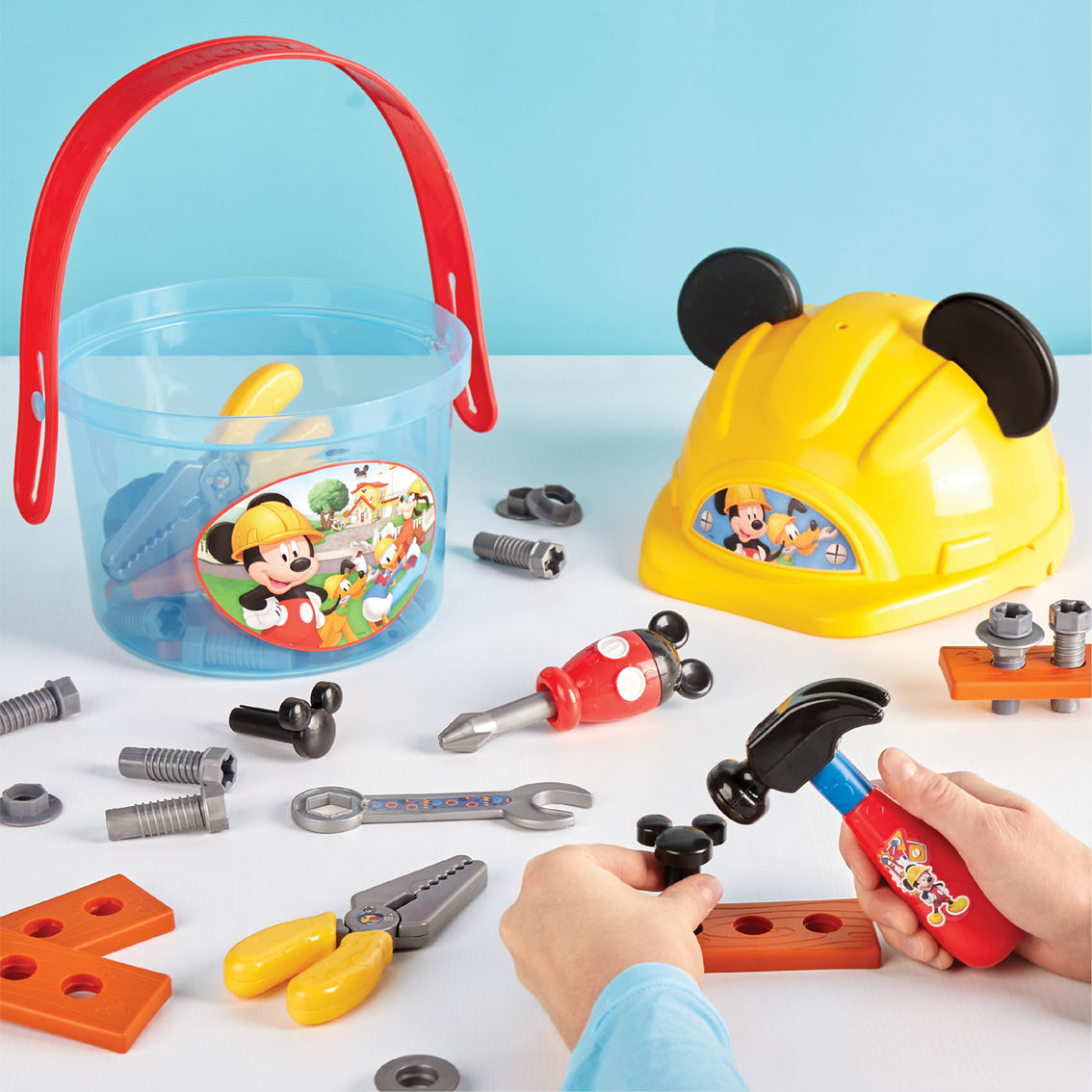 Just Play Mickey Mouse Handy Helper Tool Bucket - Image 4 of 5