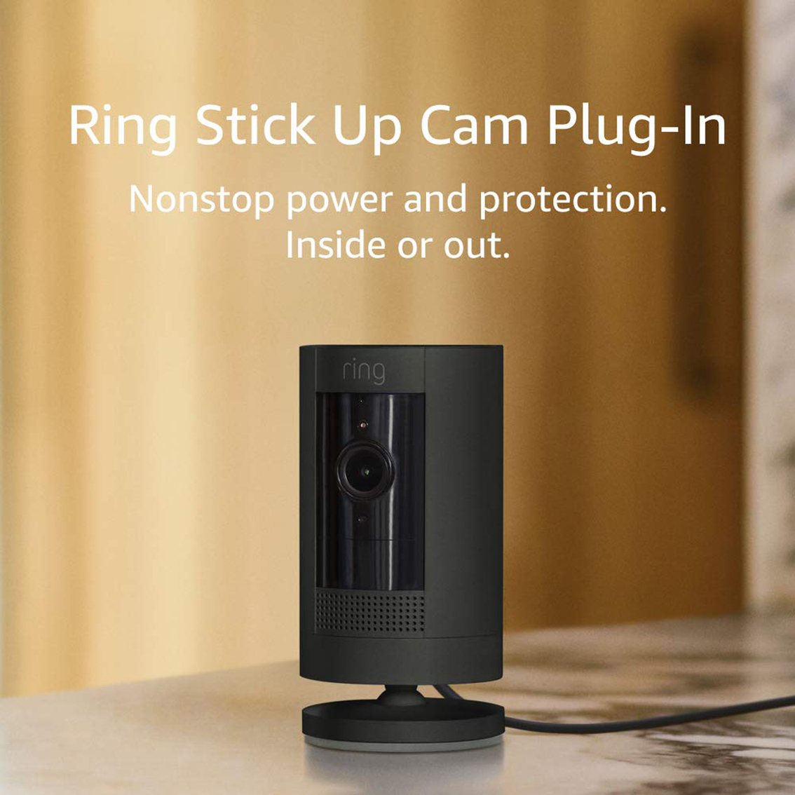 Ring Stick Up Cam Plug In HD Security Camera - Image 5 of 5