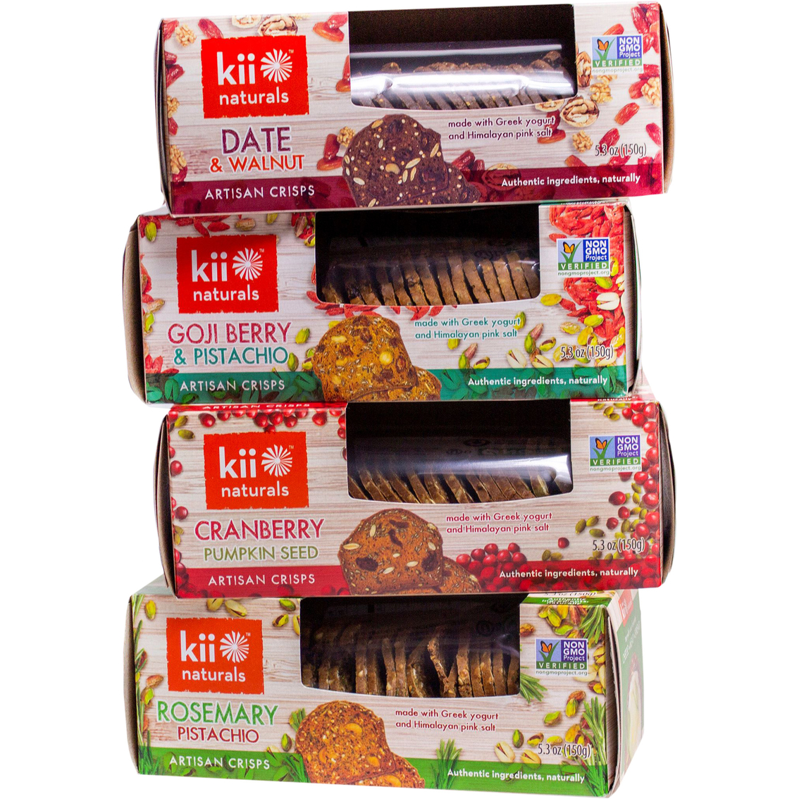Swiss American Kii Naturals Cracker Assortment 4 Flavors 150g Ea Gourmet Food Baskets Mother S Day Shop Shop The Exchange