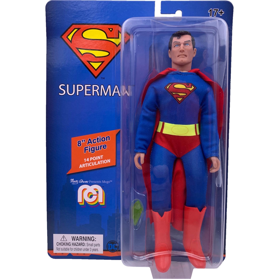 License 2 Play Superman 8 in. Mego Action Figure - Image 7 of 8