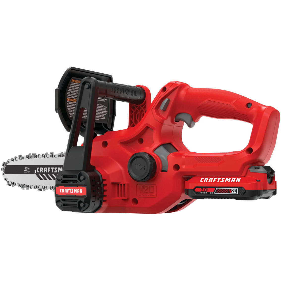 Craftsman 2.0Ah V20 10 in. Chainsaw - Image 5 of 5