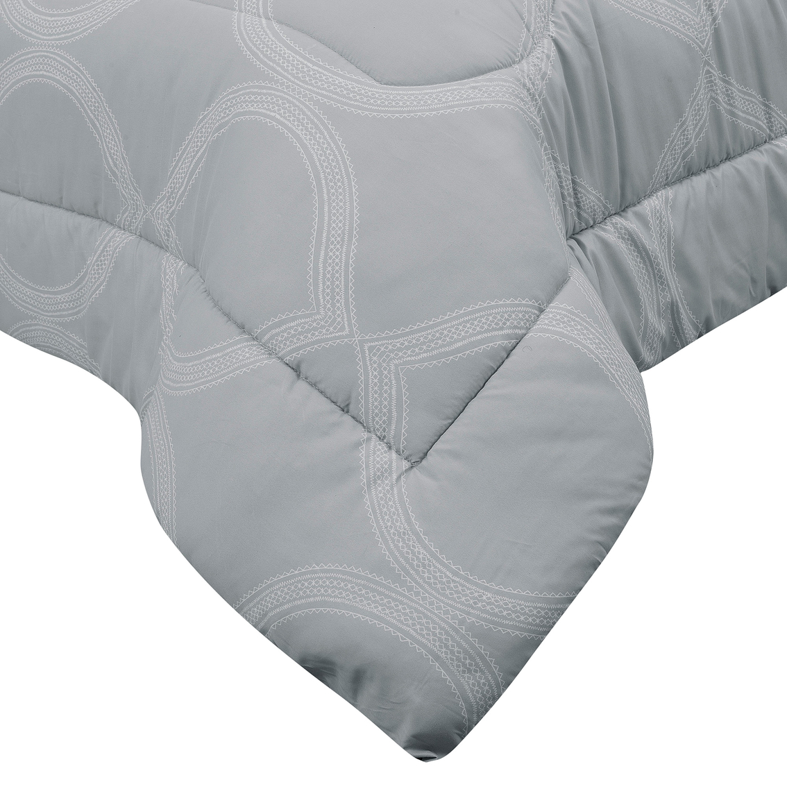 Ogee Bed in a Bag with Solid Reverse Comforter Queen - Image 2 of 4