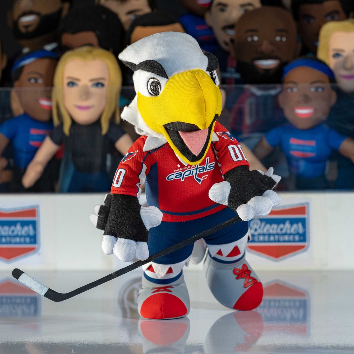 Bleacher Creatures NHL Washington Capitals Slapshot 10 in. Mascot Plush Figure - Image 5 of 6