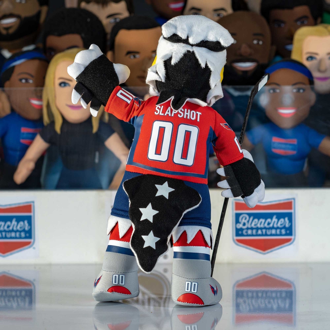 Bleacher Creatures NHL Washington Capitals Slapshot 10 in. Mascot Plush Figure - Image 6 of 6