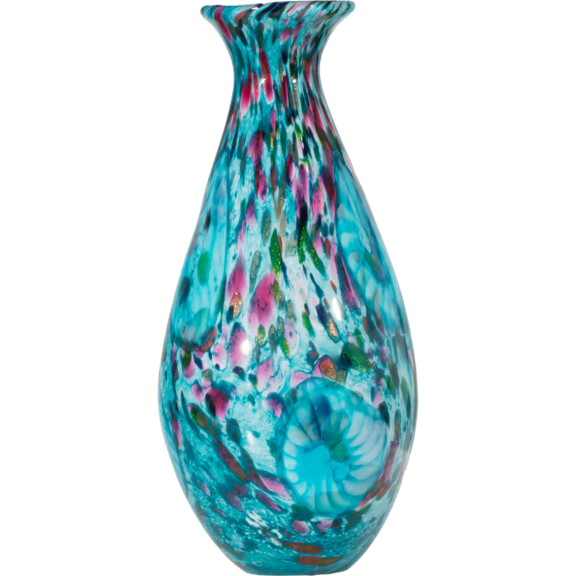 Dale Tiffany Leona Hand Blown Art Glass Vase