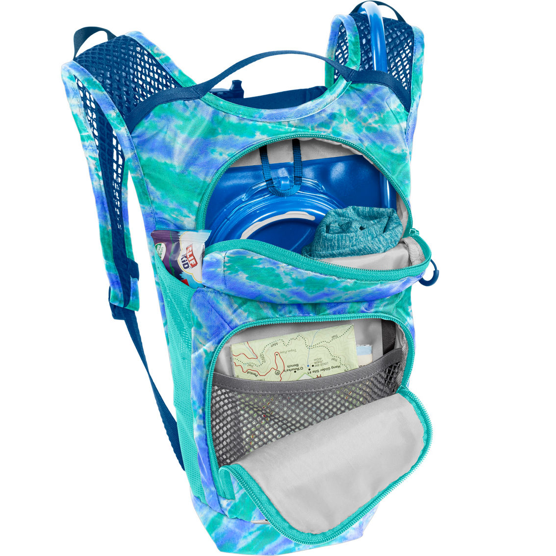  CamelBak Mini M.U.L.E. Kids Hydration Backpack for Hiking and  Biking - 50oz, Baton Rouge/ Flames : Sports & Outdoors