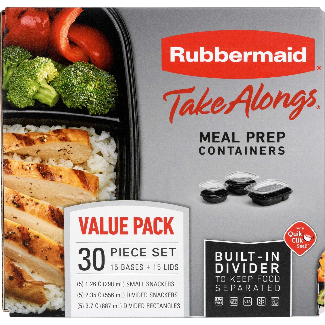 Rubbermaid TakeAlongs Food Storage 30 pc. Set - Image 2 of 3