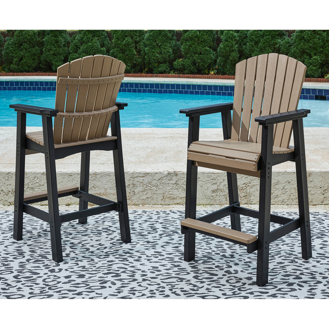 Signature Design by Ashley Fairen Trail Outdoor Barstool 2 pk. - Image 2 of 6