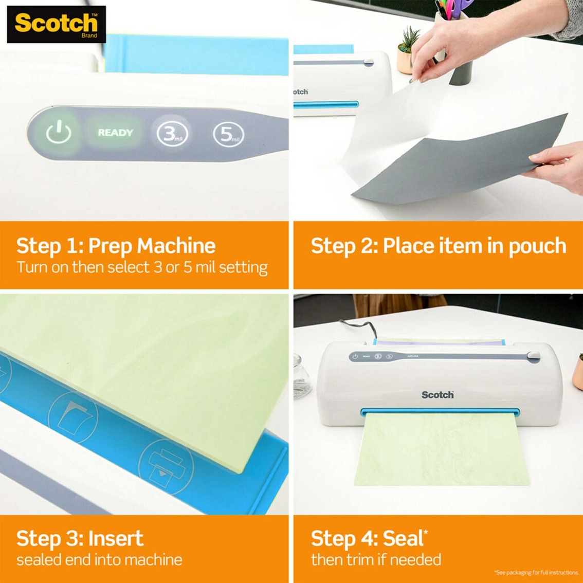 Scotch Single-Sided Laminating Sheets 9 x 12 in. - Image 9 of 10