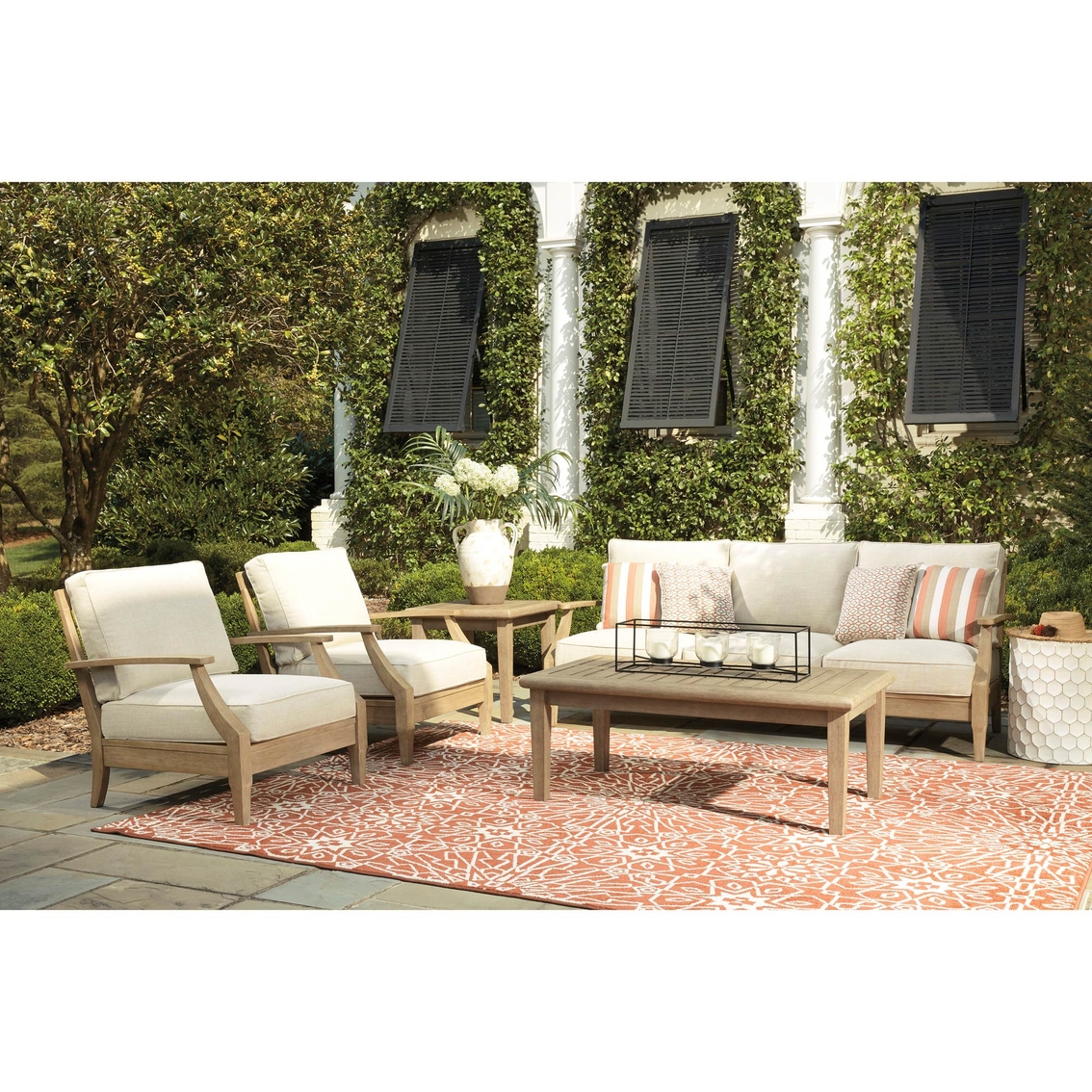 Signature Design by Ashley Clare View 5 pc. Outdoor Sofa Set - Image 2 of 8