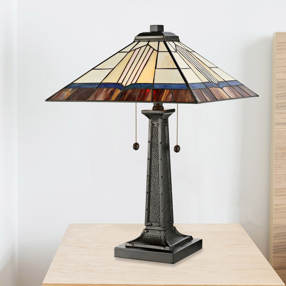 Dale Tiffany Novella 25 in. Table Lamp - Image 2 of 2