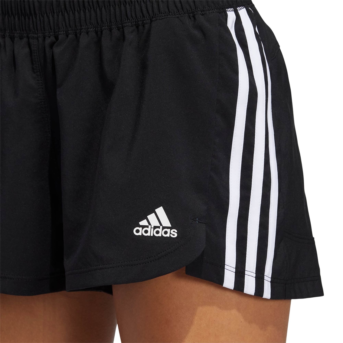 adidas Pacer 3 Stripes Woven Shorts - Image 4 of 6