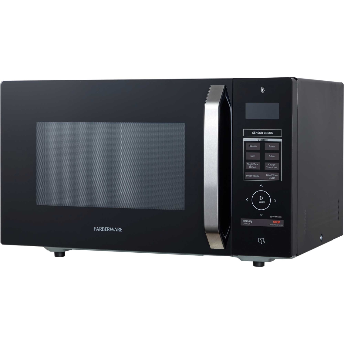 Farberware 1.1 Cu. Ft. Smart Voice Activated Microwave, Microwave Ovens, Furniture & Appliances