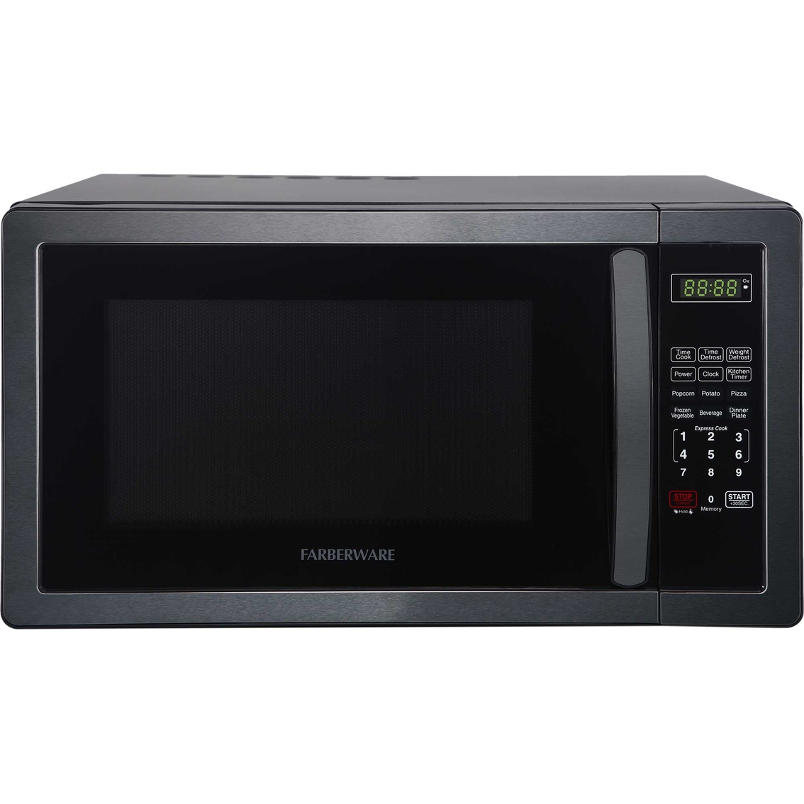 Farberware Classic 1.1 Cu. Ft. 1000w Microwave Oven In Black Stainless  Steel, Microwave Ovens, Furniture & Appliances