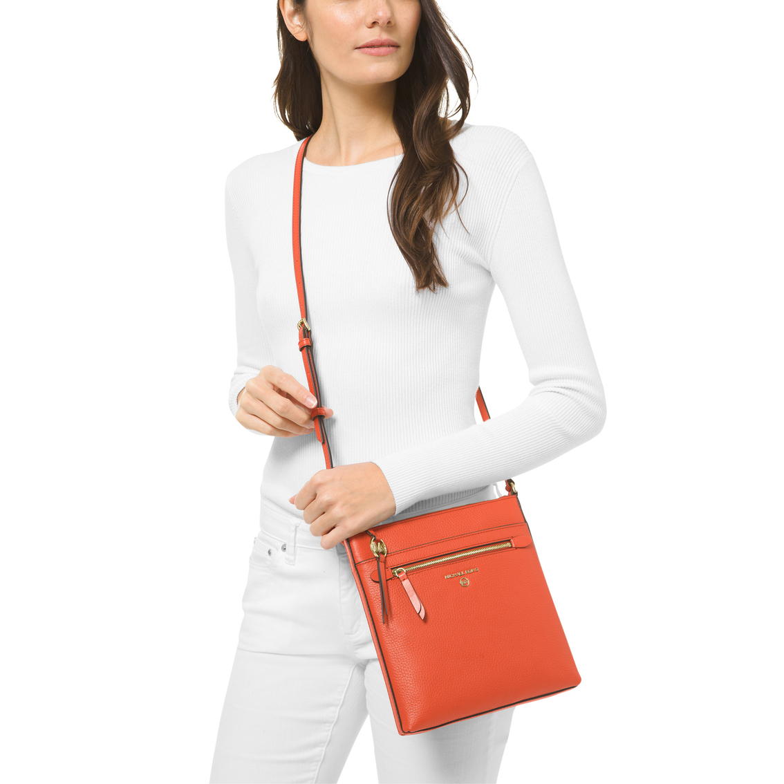 Michael Kors Jet Set Charm Small North South Flat Crossbody | Crossbody Bags  | Mother's Day Shop | Shop The Exchange