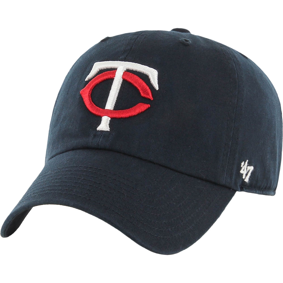 47 Brand MLB Minnesota Twins Clean Up Baseball Cap - Image 1 of 2