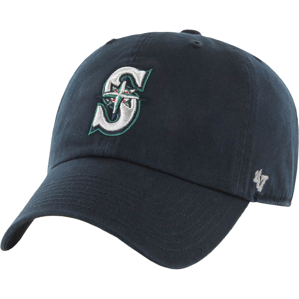 47 Brand MLB Seattle Mariners Clean Up Baseball Cap - Image 1 of 2