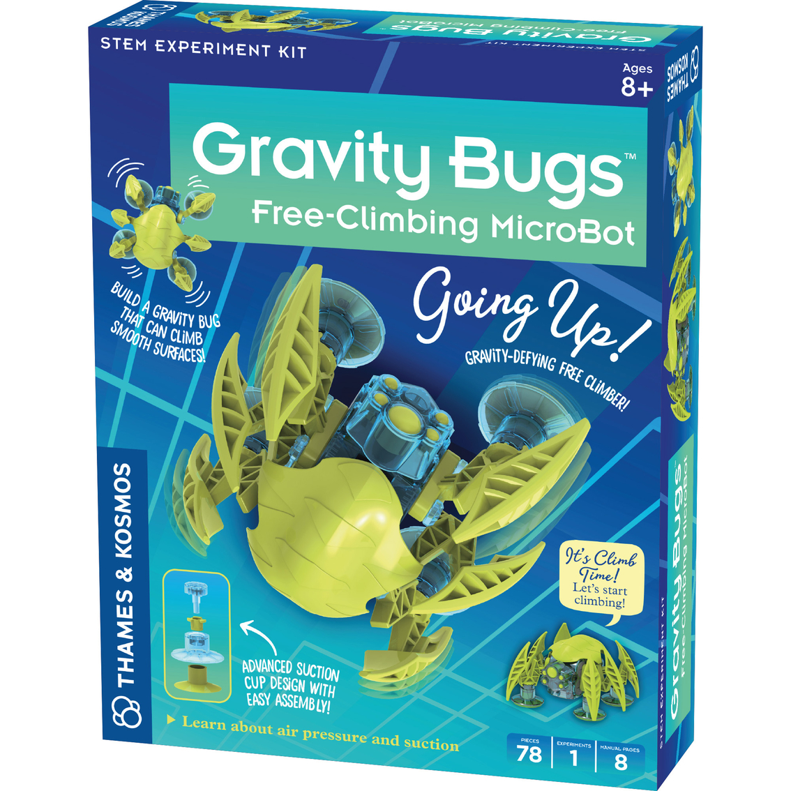 Thames and Kosmos Gravity Bugs Free Climbing MicroBot Construction Kit