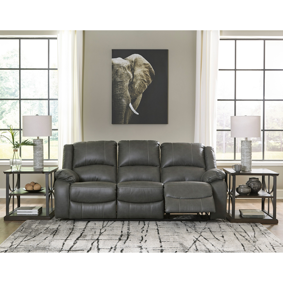 Signature Design by Ashley Caldwell Power Reclining 2 pc. Set - Image 3 of 5