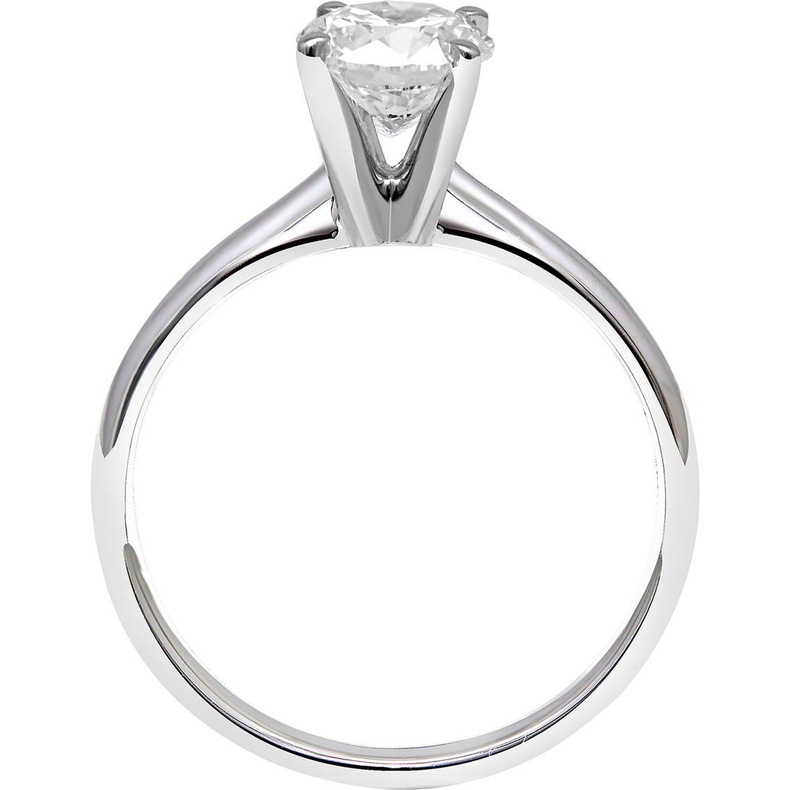 Ray of Brilliance 14K White Gold 1 1/2 ct. Lab Grown Diamond Solitaire Ring - Image 4 of 4