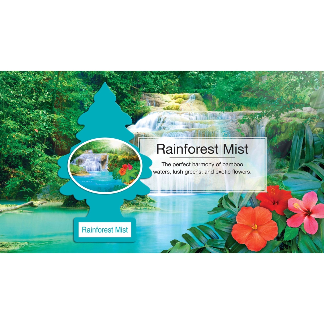 Little Tree Rainforest Mist Air Freshener 3 pk. - Image 3 of 3