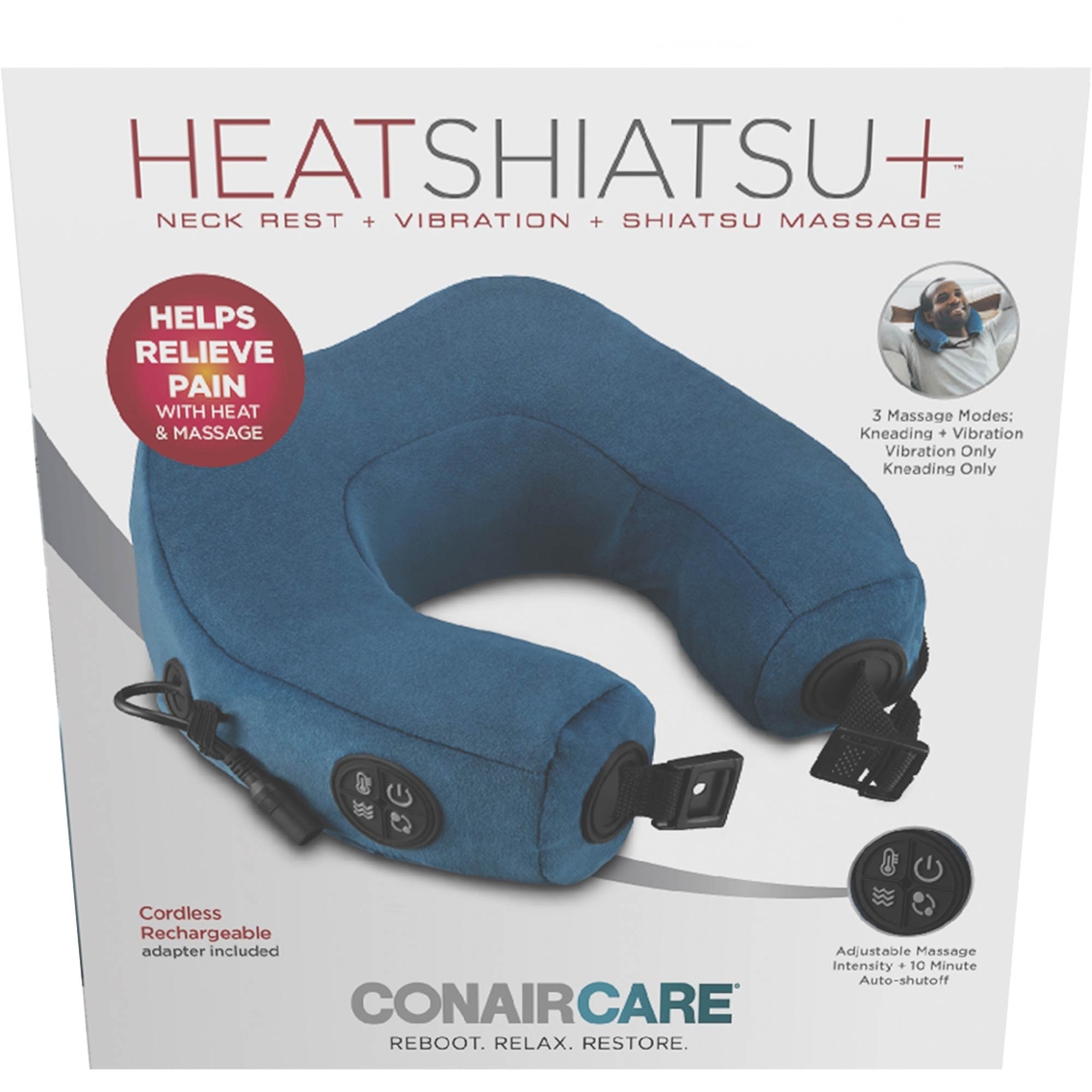 NEW Shiatsu Neck Back Massager with Heat - health and beauty - by