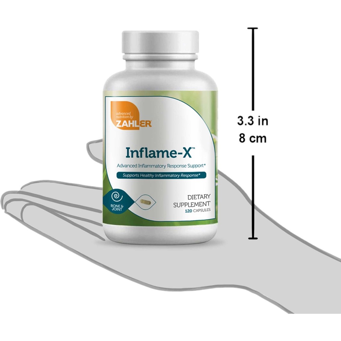 Zahler Inflame X Anti Inflammatory Supplement Certified Kosher Capsules 120 ct. - Image 4 of 5