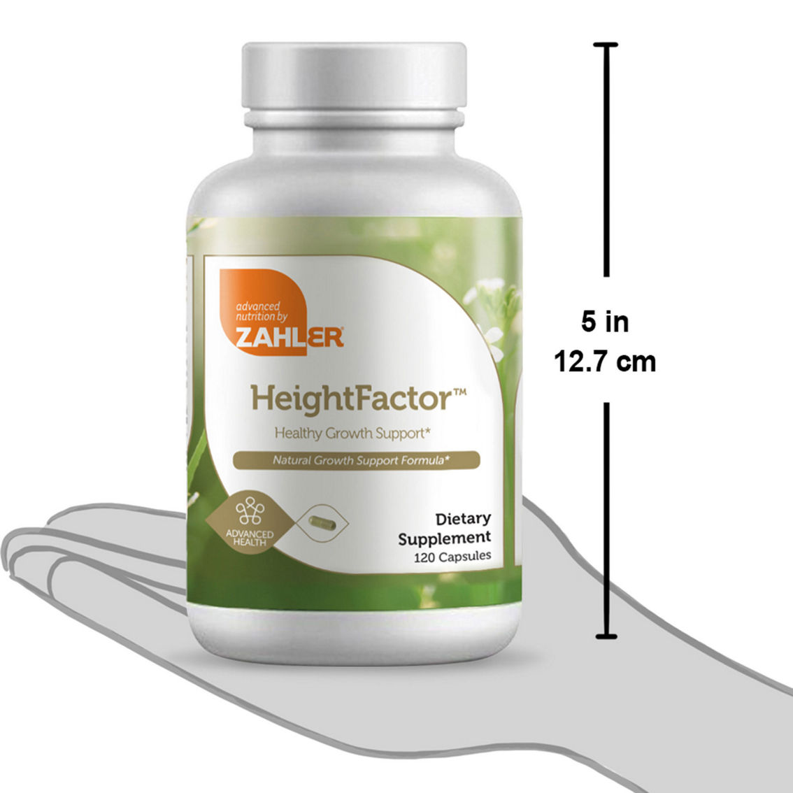 Zahler HeightFactor Height Growth Supplement Certified Kosher Capsules 120 ct. - Image 4 of 5