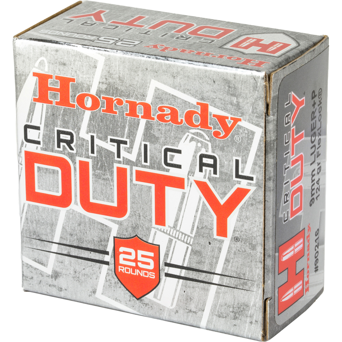 Hornady Critical Duty 9mm Plus P 124 Gr. FlexLock Duty 25 Rnd - Image 3 of 4