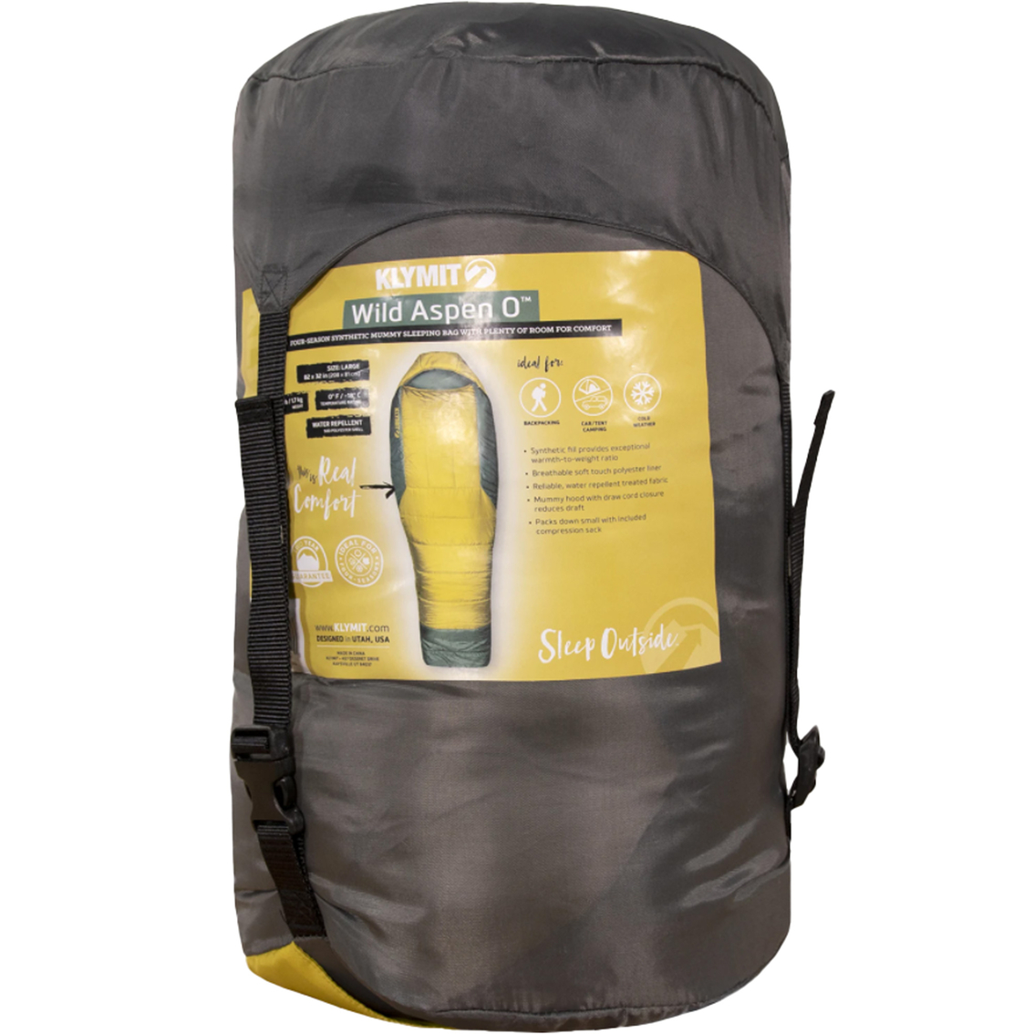 Klymit Wild Aspen 0 Regular Sleeping Bag | Sleeping Bags & Bedding 