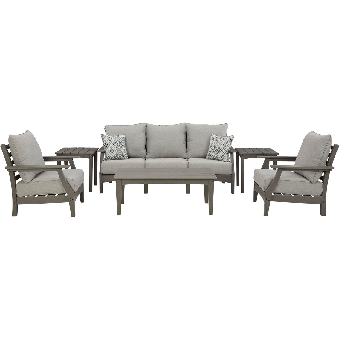 Signature Design by Ashley Visola 6 pc. Outdoor Seating Set with Sofa