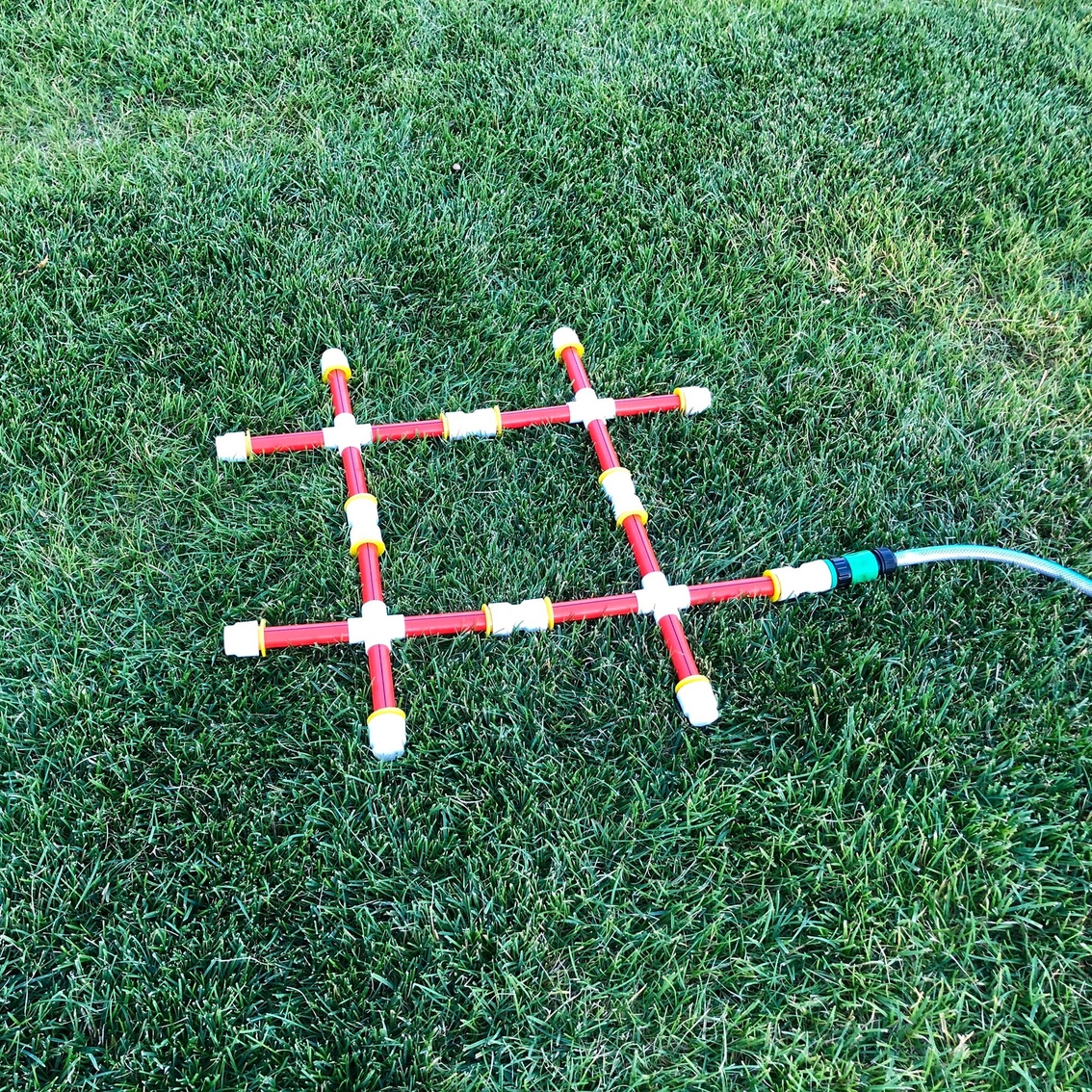 Funphix Sprinklers Set with Poles and Hose for Outdoor Water Fun - Image 4 of 5