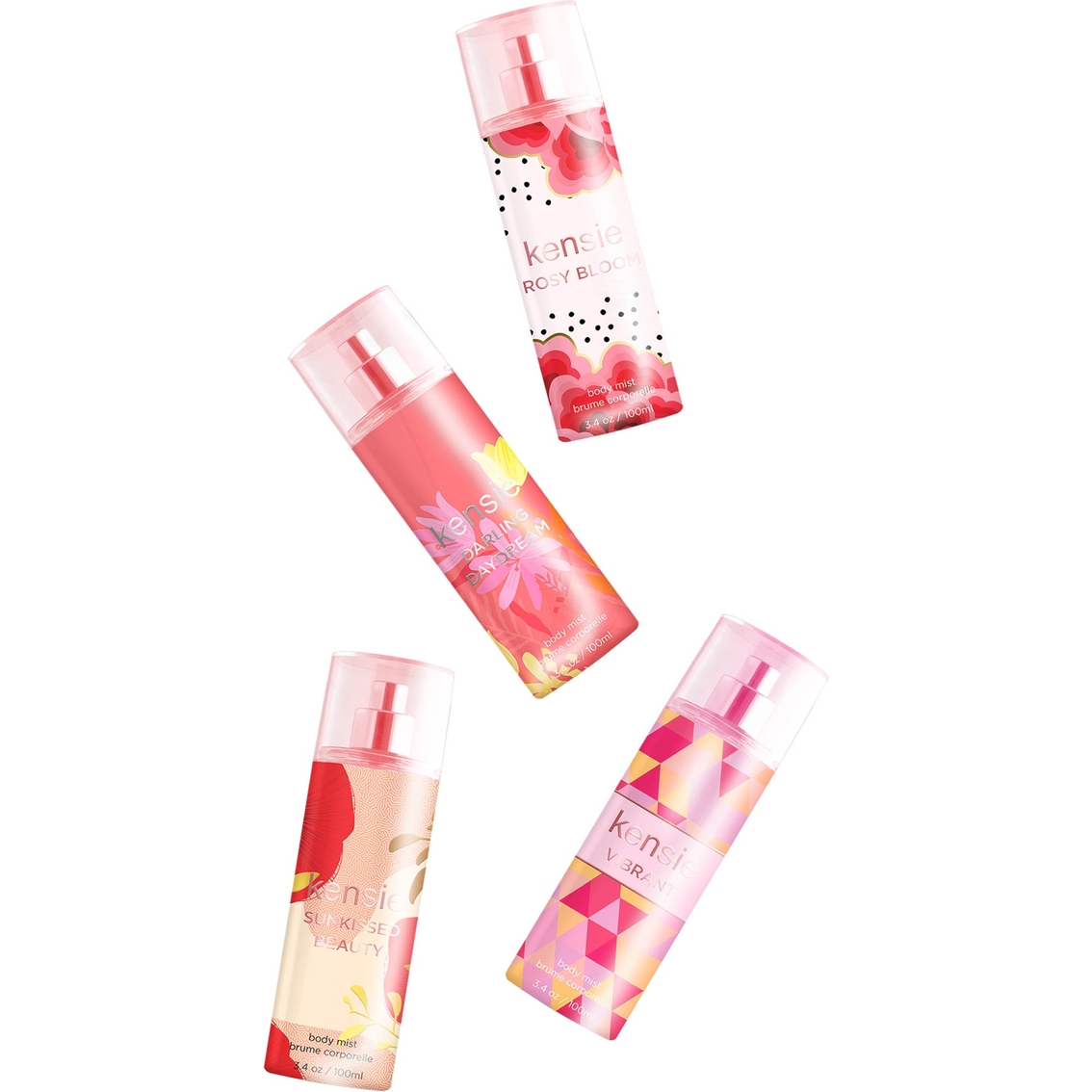 Kensie 4 Pc. Body Mist Collection | Gifts Sets For Her | Beauty ...