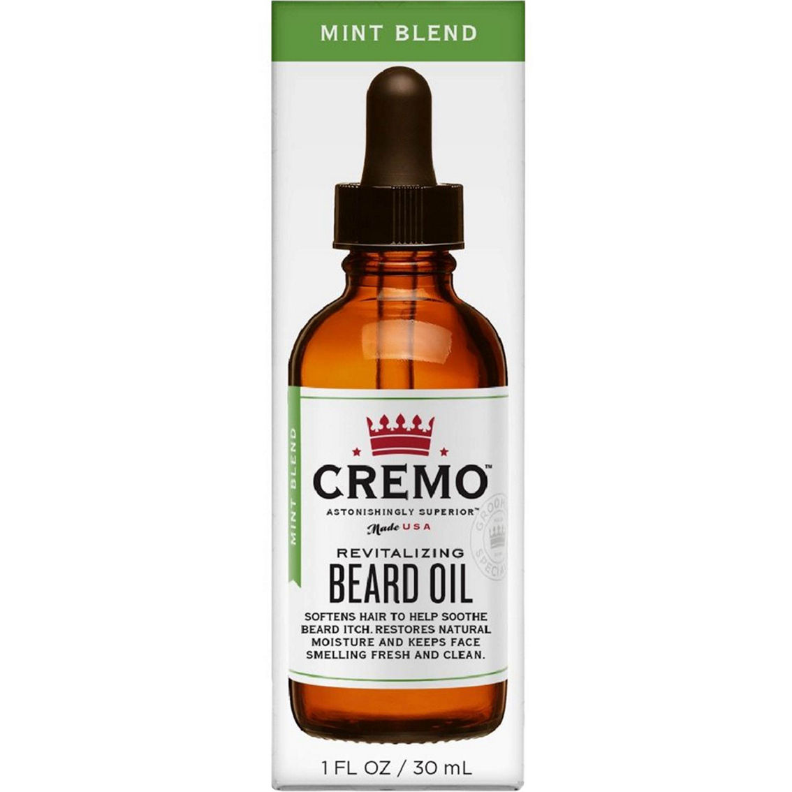 Cremo Beard Oil Tea Tree Mint 1 oz. - Image 2 of 3