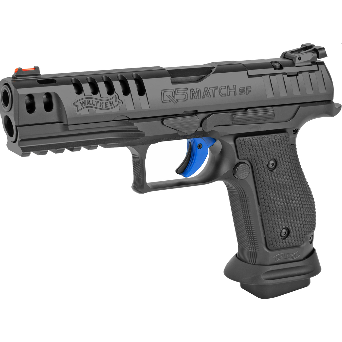 Walther PPQ Q5 Match Steel Frame Pro 9mm 5 in. Barrel Optic Ready 17 Rnd Pistol Blk - Image 3 of 3