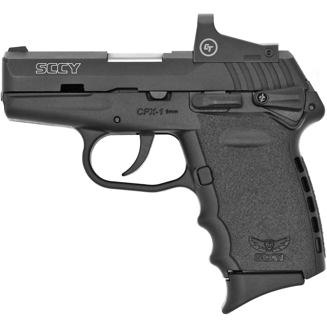 Sccy CPX1 9mm 3.1 in. Barrel with Red Dot Sight 10 Round Pistol